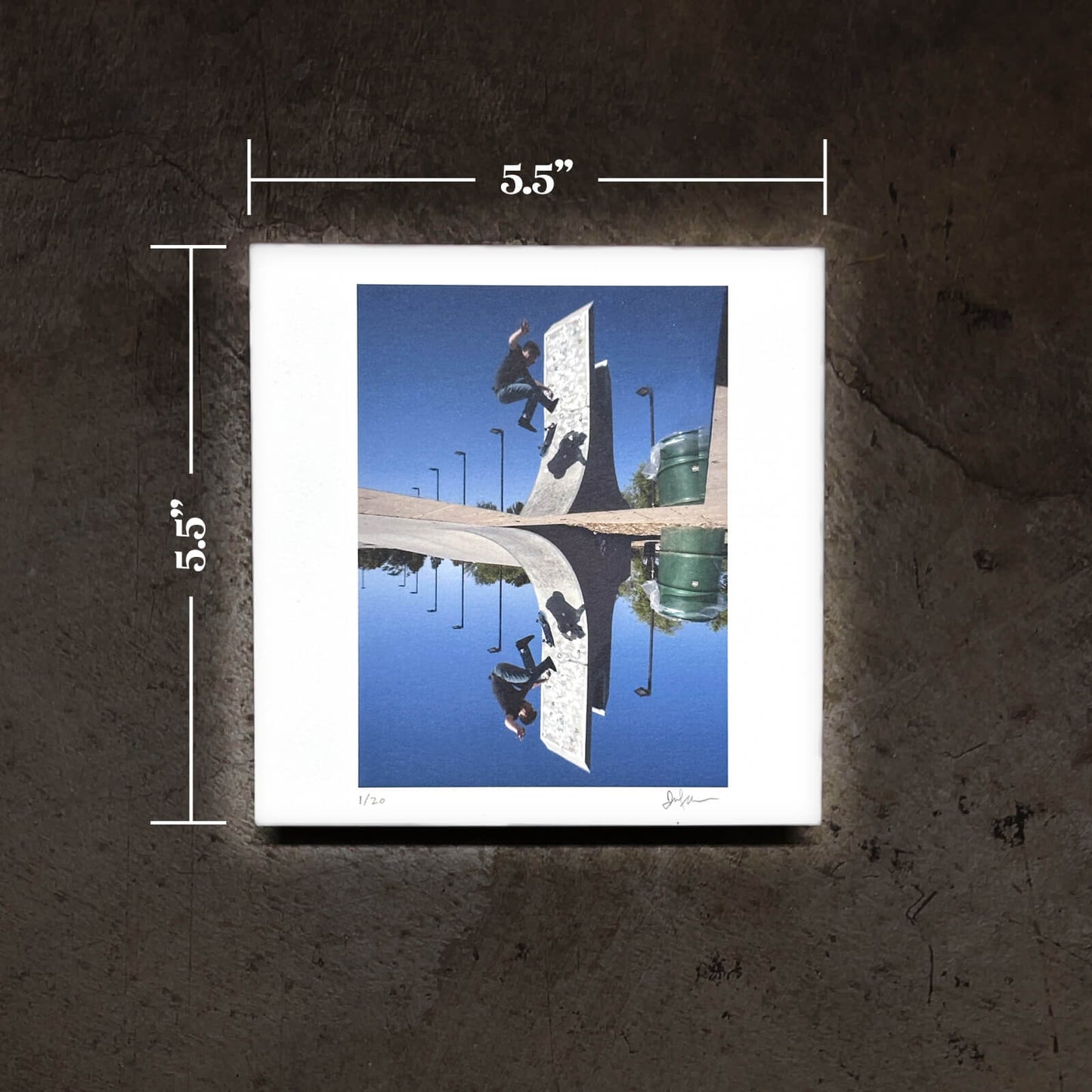 Mirror Flip Print by John Freeborn