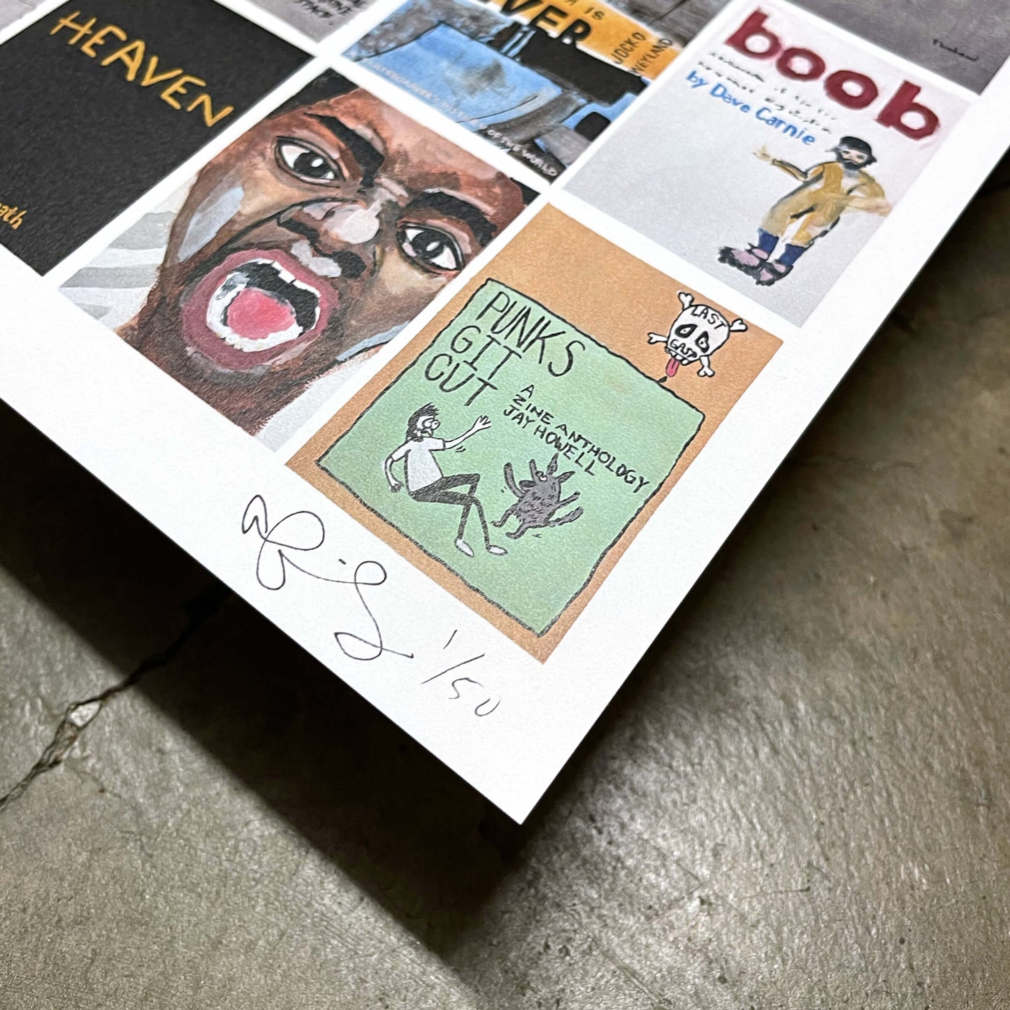 Books Cover Print by Aaron Frisby