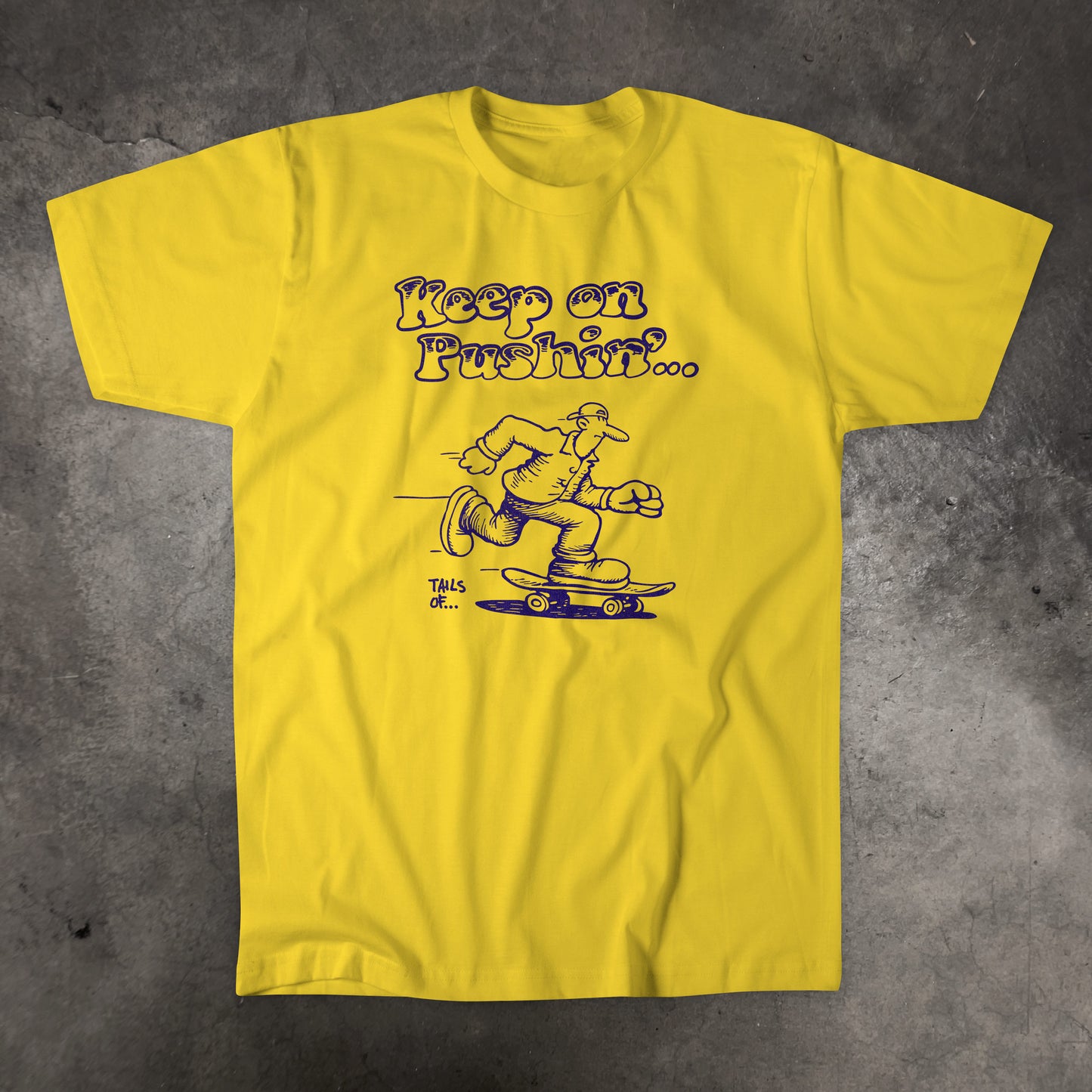 Keep On Pushin' (purple print)