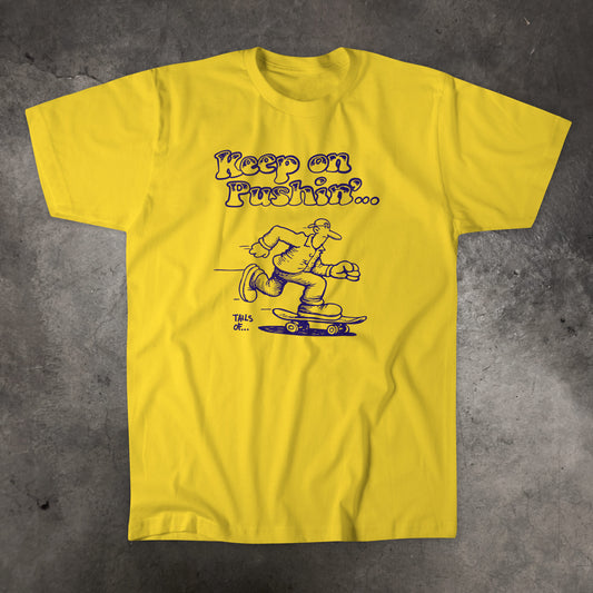 Keep On Pushin' (purple print)