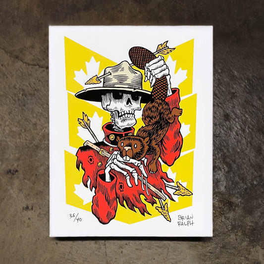 Mountie Print by Brian Ralph