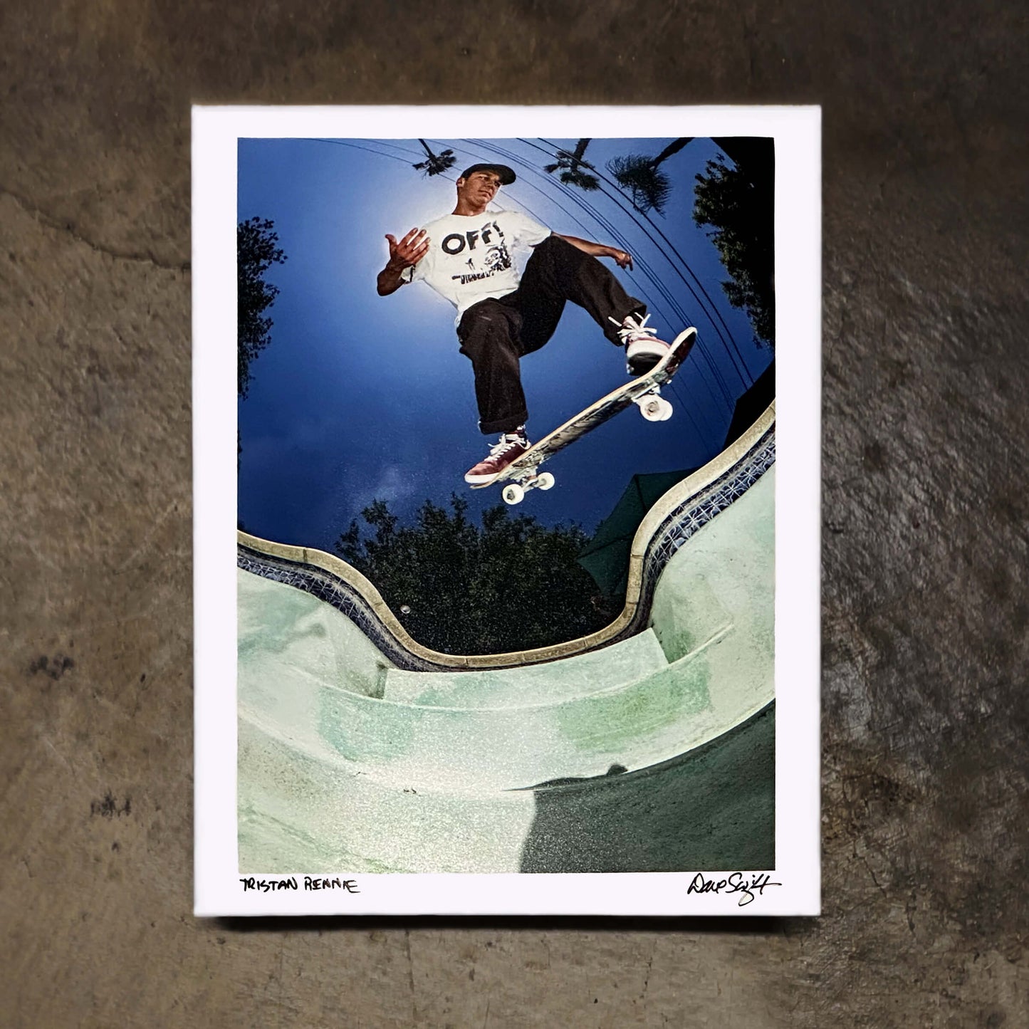 Tristan Rennie Cover Print by Dave Swift