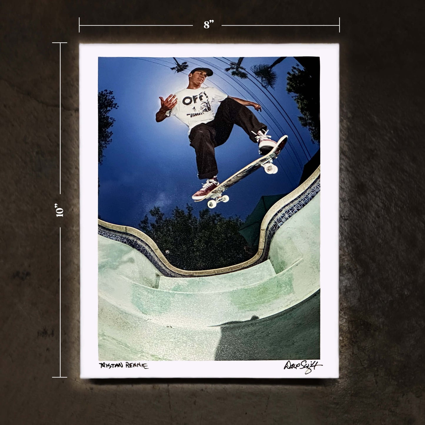 Tristan Rennie Cover Print by Dave Swift